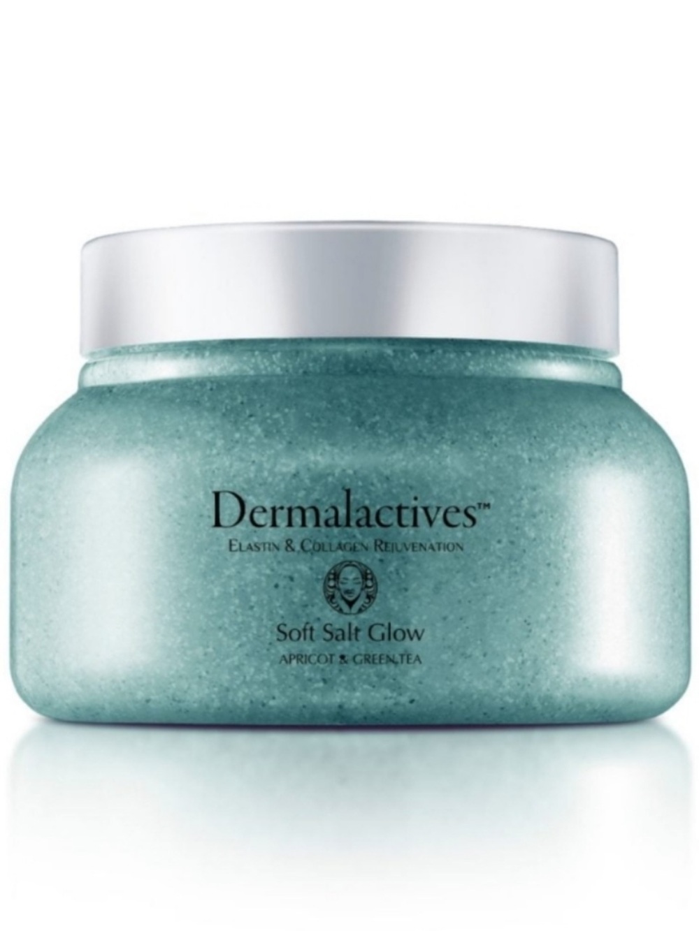 Dermalactives Apricot & Green Tea Soft Salt Scrub 200g BRAND NEW/SEALED